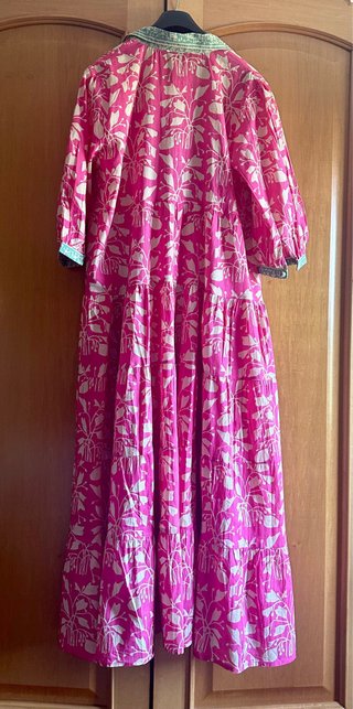 Vestido camisero largo boho chic