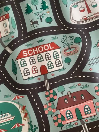Alfombra Infantil Carretera DobleUve Estudio
