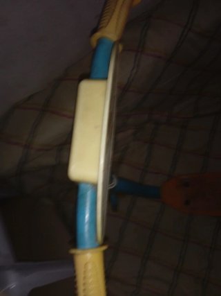 Patín infantil 3 ruedas azul y amarillo