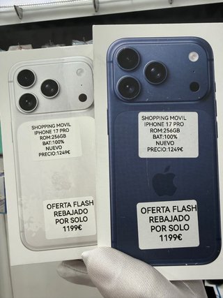 iPhone 17 Pro 256GB Azul/Plata nuevo precio X unid