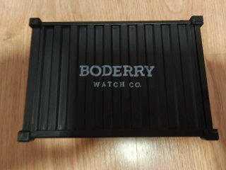 BODERRY Landmaster GMT Reloj Gris/Amarillo