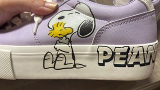 Zapatillas Snoopy Pull&Bear Morado Talla 38