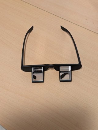 Gafas escalada para asegurar sin mover el cuello