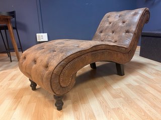 Diván Chesterfield Vintage Marrón