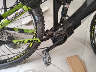 E-bike full suspension Olmo Cisa pedalata assistit
