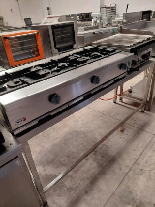 Cocina Industrial Fagor 4 Fuegos + Plancha