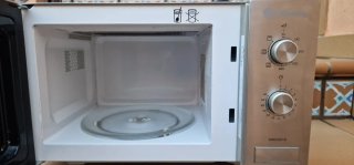 Microondas Balay plateado