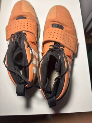 Zapatillas Baloncesto Naranja y Blanco