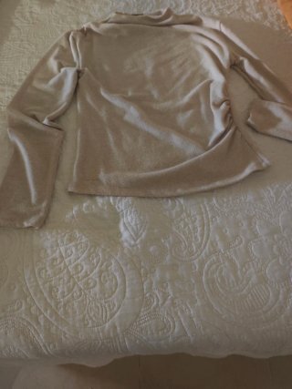 Jersey de punto beige