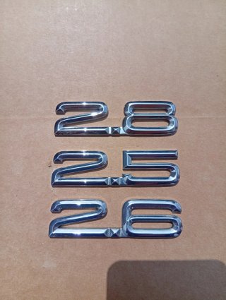 Emblemas AUDI 2.8, 2.5, 2.6
