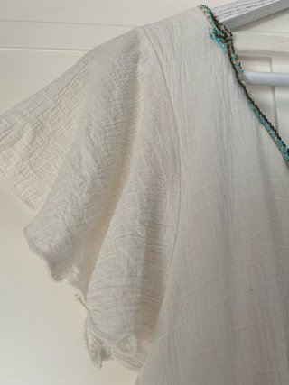 Vestido bambula ibicenco Coconut Talla Única