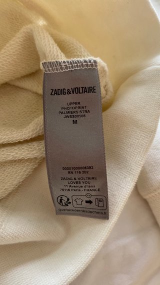 Sudadera Zadig & Voltaire Blanca