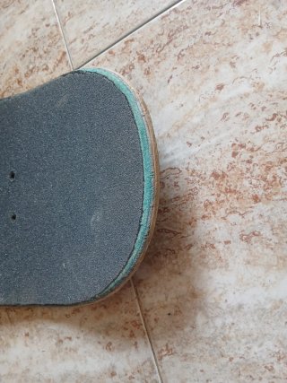 Skate Board Negro y Verde