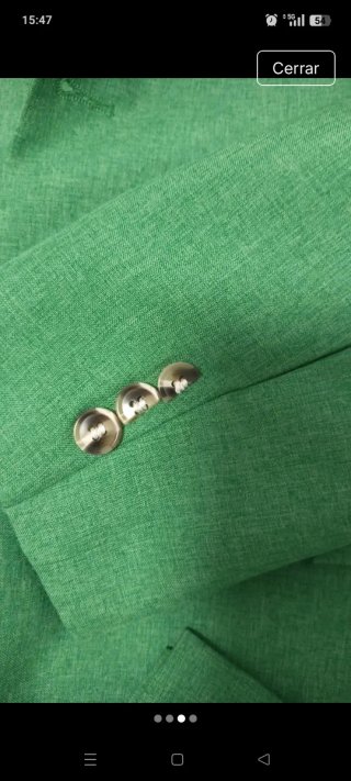 Traje de chaqueta verde
