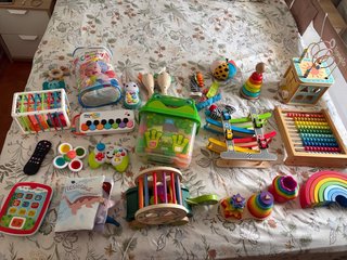 Juguetes educativos/montessori para bebes 0-3años