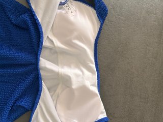 Costume da bagno intero blu