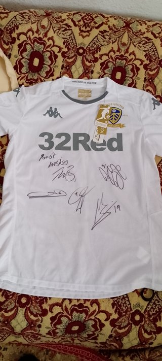 Camiseta Leeds United Firmada Centenario