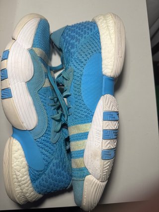 Zapatillas Adidas Baloncesto Azul Beige