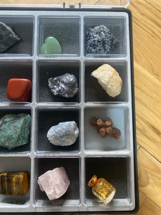 Collezione di minerali vari
