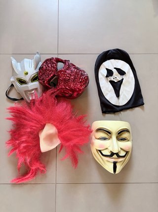 Lote Máscaras Disfraz Halloween