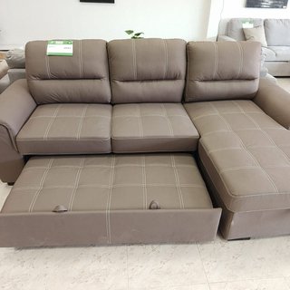 Sofá Cama Chaise Longue Farrar Marrón