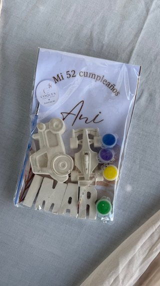 Kit para pintar figuras de yeso