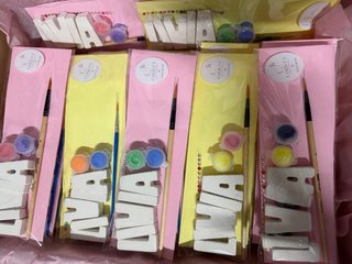 Kit para pintar figuras de yeso