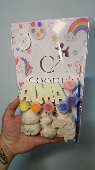 Kit para pintar figuras de yeso