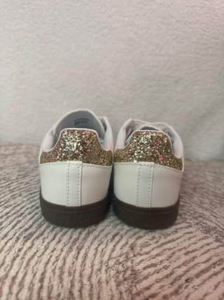 Adidas Samba OG Glitter Dorado Blanco