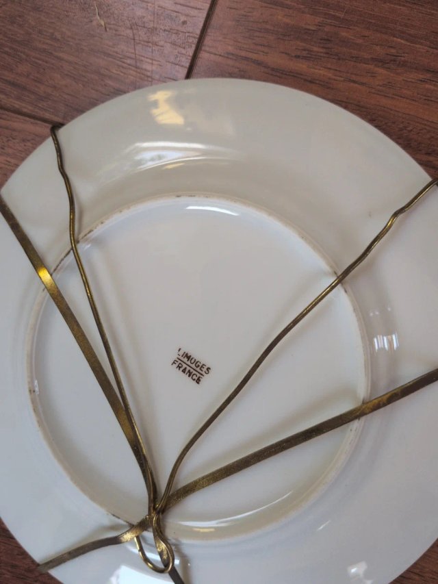 Lote de 12 platos decorativos vintage