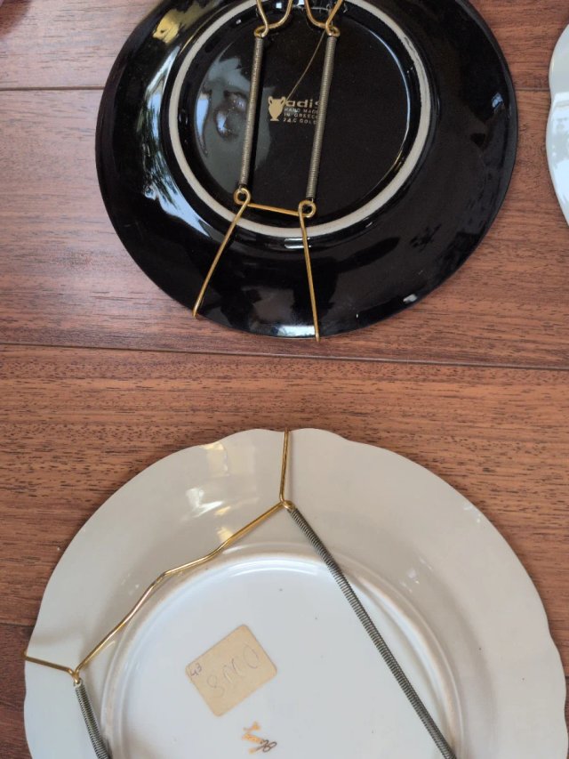 Lote de 12 platos decorativos vintage