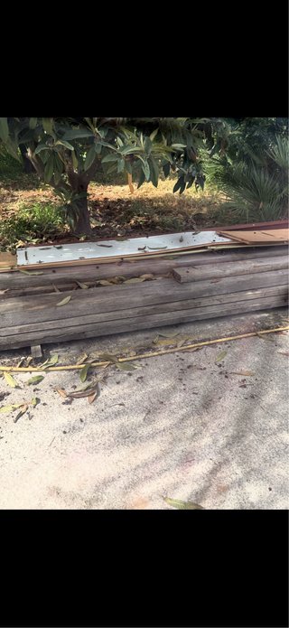 Vigas de madera 3,80 y 4 movila