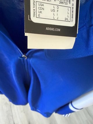 Sudadera Adidas Azul y Blanca Nueva