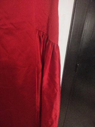 Vestido largo rojo fiesta