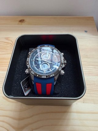 Reloj Frederique DUAL T Azul/Rojo