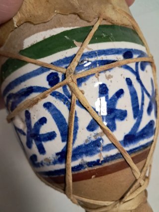 Tamburi in ceramica decorati artigianalmente