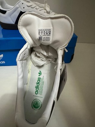 Adidas Samba Deportivas Blancas y Grises