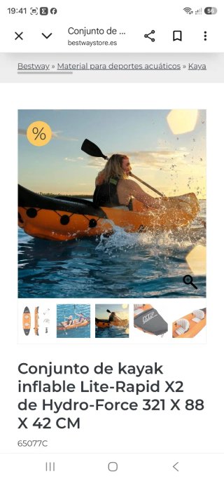 Kayak Hinchable Bestway Hydro-Force Lite-Rapid X2