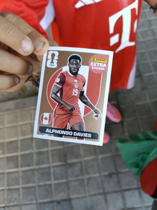 Cromos Panini Mundial Extra Alphonso Davies