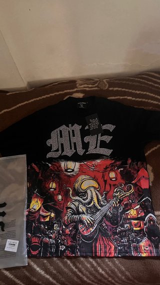 Camiseta Mixed Emotion Talla  m con Estampado