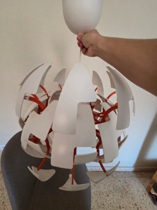 Lámpara IKEA PS 2014 Blanca/Naranja