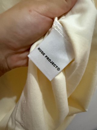Camiseta Nude Project XL Beige