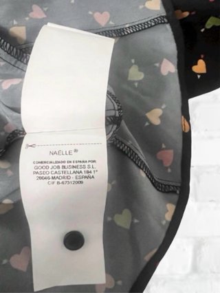 Talla L. Blusa estampada manga larga NAËLLE