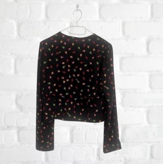 Talla L. Blusa estampada manga larga NAËLLE