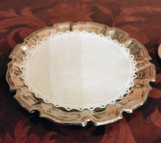 Antichità: Vassoio vintage + portabottiglie acciai