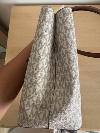 Borsa Michael Kors Beige/Bianca