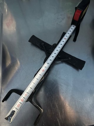 Crucifijo de Hierro Forjado Antiguo