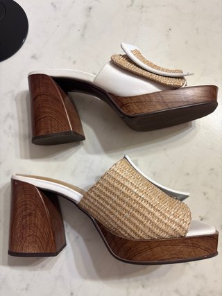 Sandalias Noa Harmon Beige/Blanco Talla 38