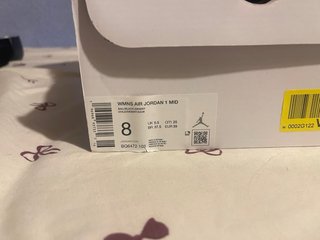 Jordan 1 Mid Beige Blanco