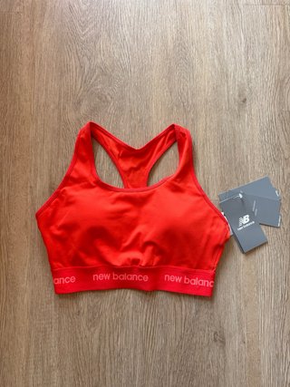 Top deportivo New Balance orange new naranja